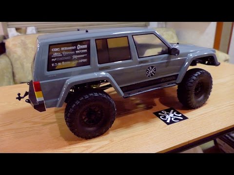 Axial SCX10 II RTR 2000 Jeep Cherokee Unboxing While On The Road