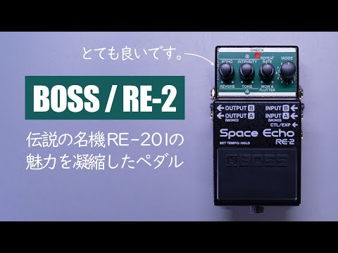 Capturing the Allure of Space Echo in a Compact Pedal! / BOSS RE-2