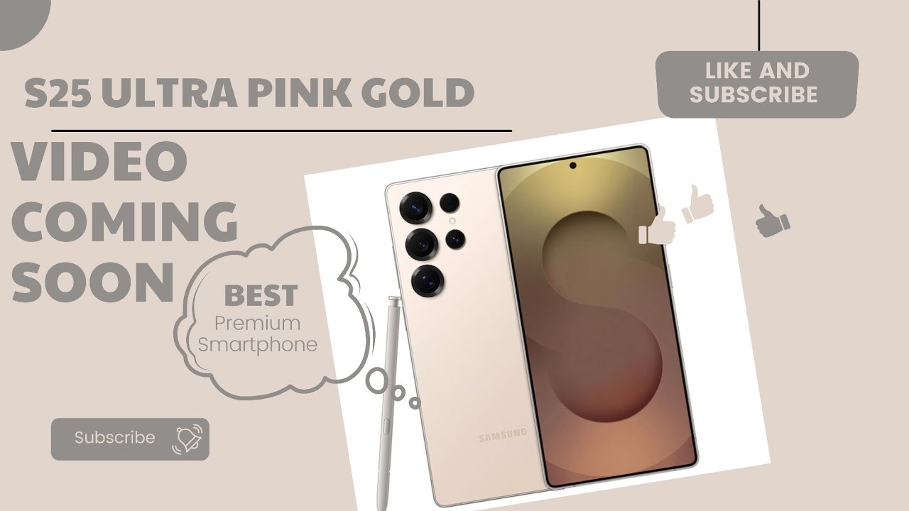 Samsung Galaxy S25 Pink Gold Exlcusive Color Unboxing Coming Soon