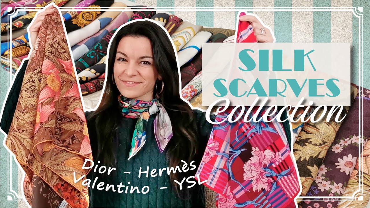 Silk Scarves Collection | HIGH END BRANDS | Preloved and Vintage