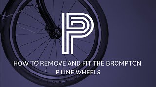 BROMPTON T Line スーパーライト用ホイール前後 Front Wheel for T