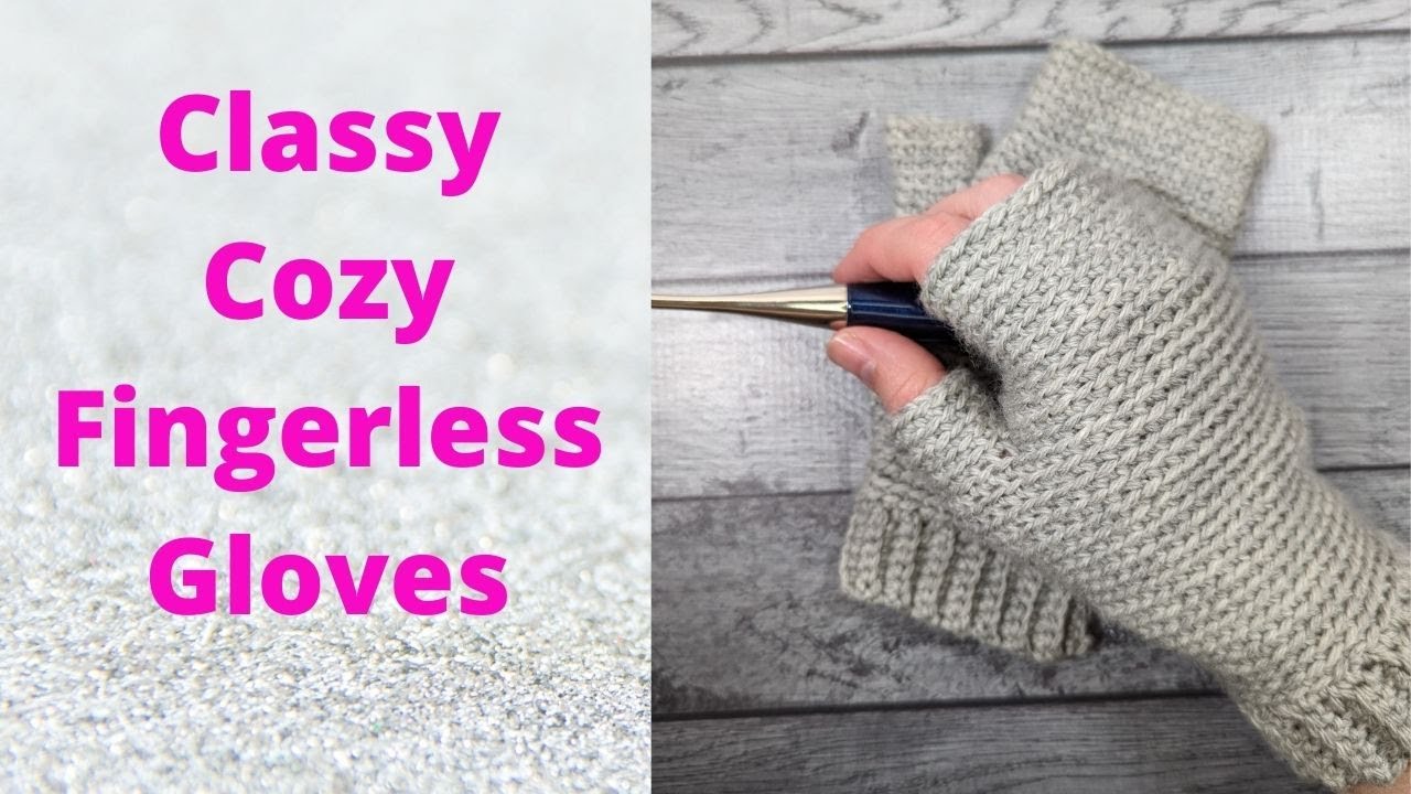 Classy Cozy Fingerless Gloves - Year of Gloves Fingerless Glove #2