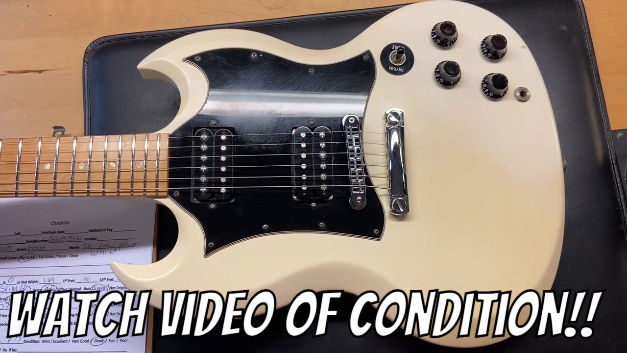 2009 Gibson SG Raw Power Satin White - YouTube