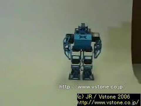 二足歩行ロボットキットRB2000 基本動作 - YouTube