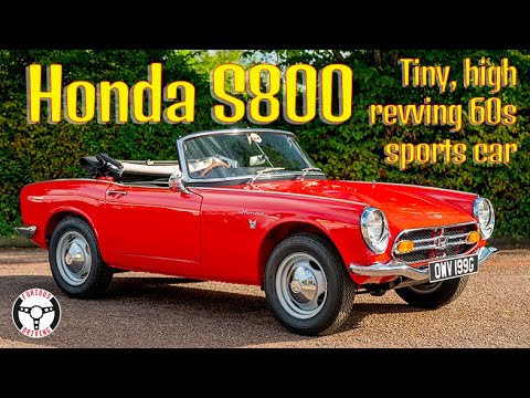 Honda S800 - Tiny, 11000 rpm '60s sports car driven! - YouTube