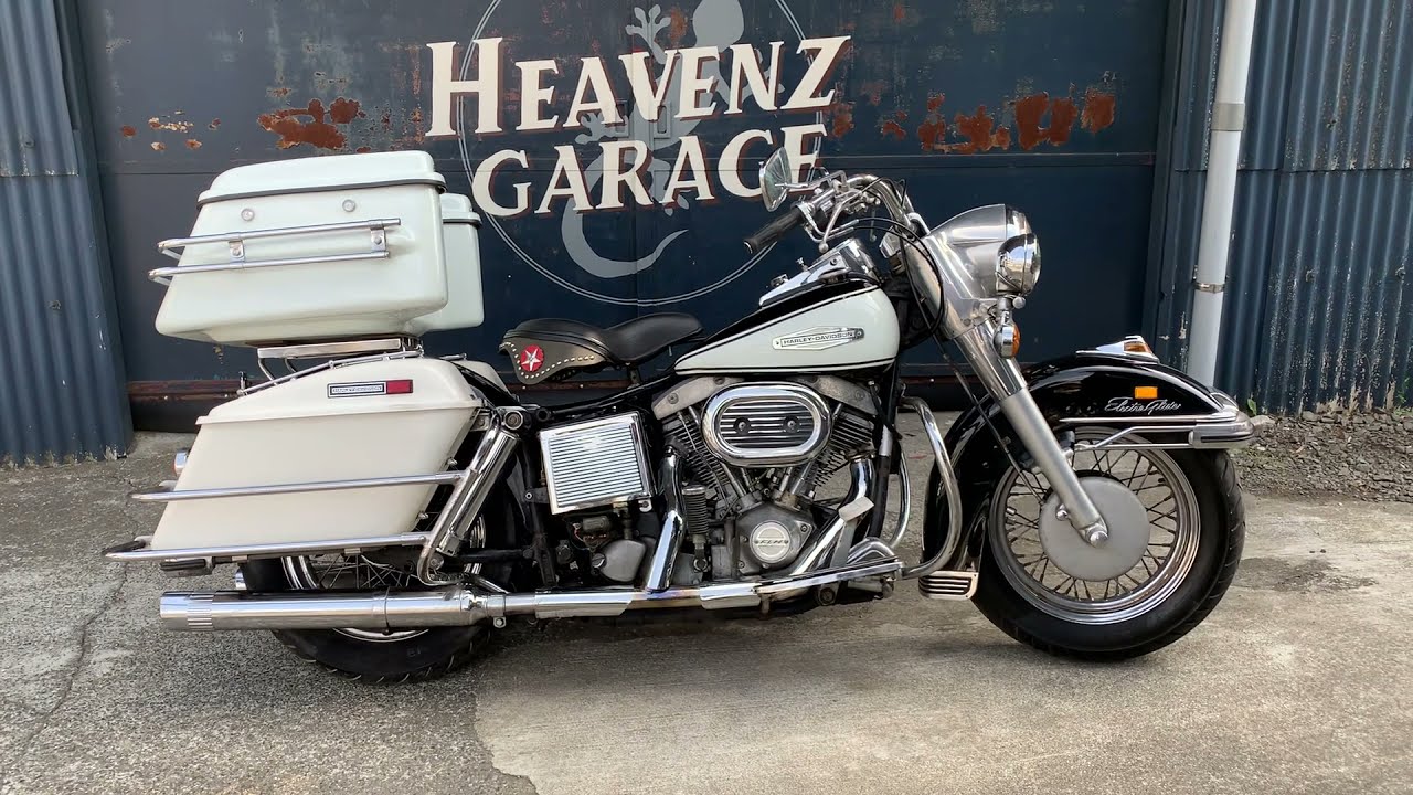 ハーレー 1971年FLHショベルヘッド◇HEVEN'Z GARAGE販売車輛◇ - YouTube