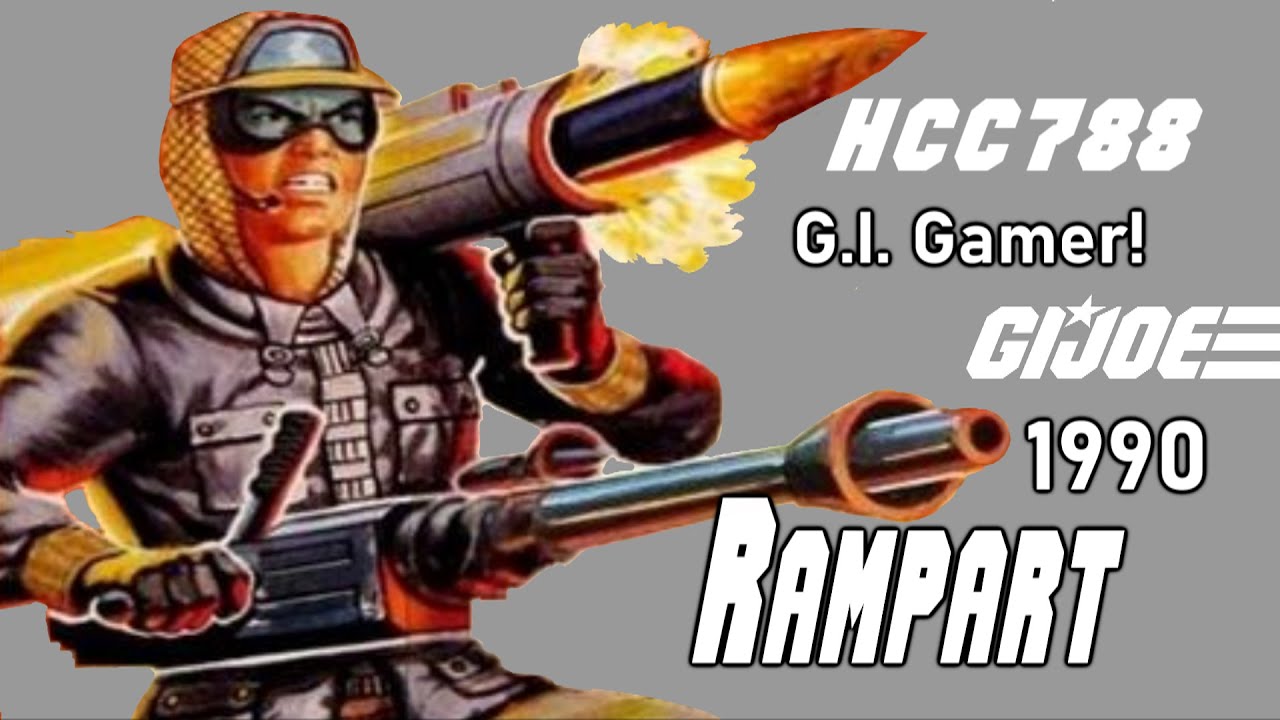 HCC788 1990 RAMPART! G.I. Gamer! Vintage G.I. Joe toy review