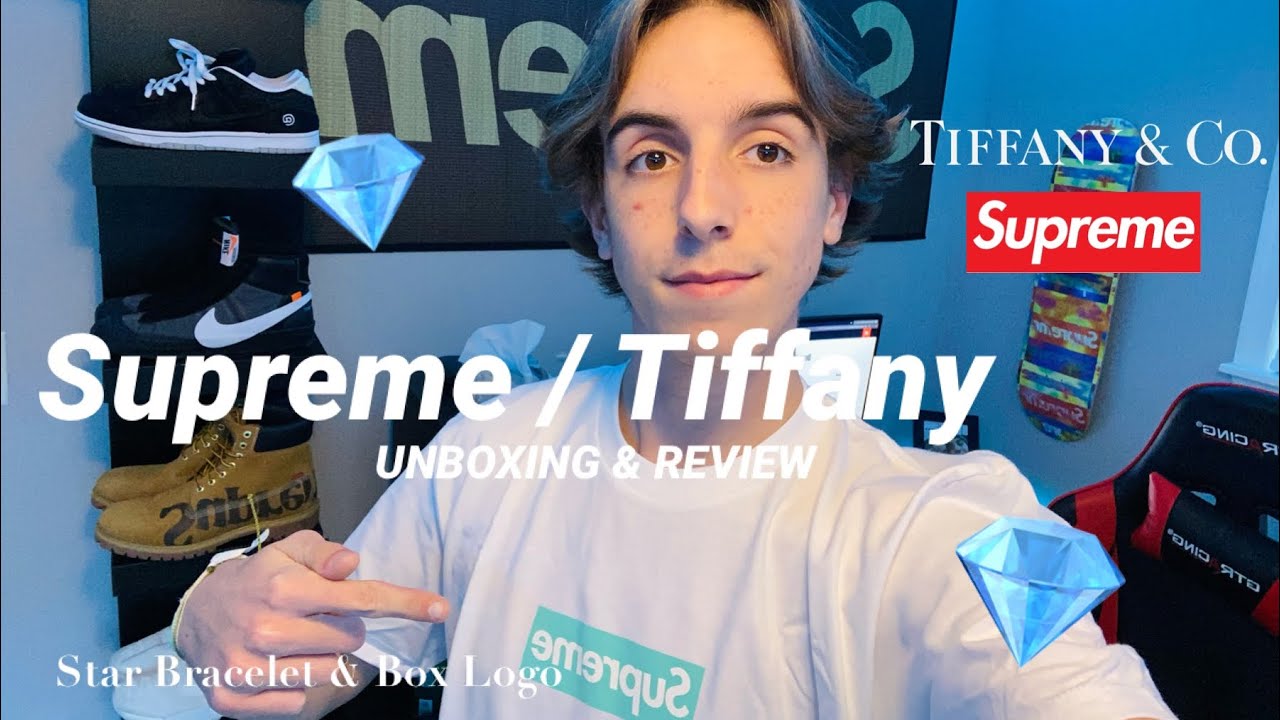 Supreme / Tiffany BOX LOGO & STAR BRACELET 💎 (WEEK 12 FW 21