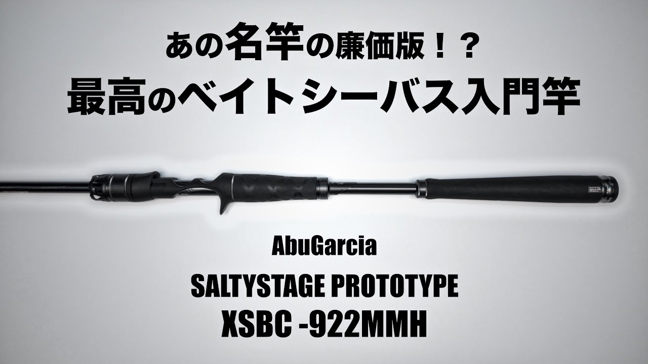 アブガルシア】価格、曲がり、操作性。ベイトシーバスを始めるなら