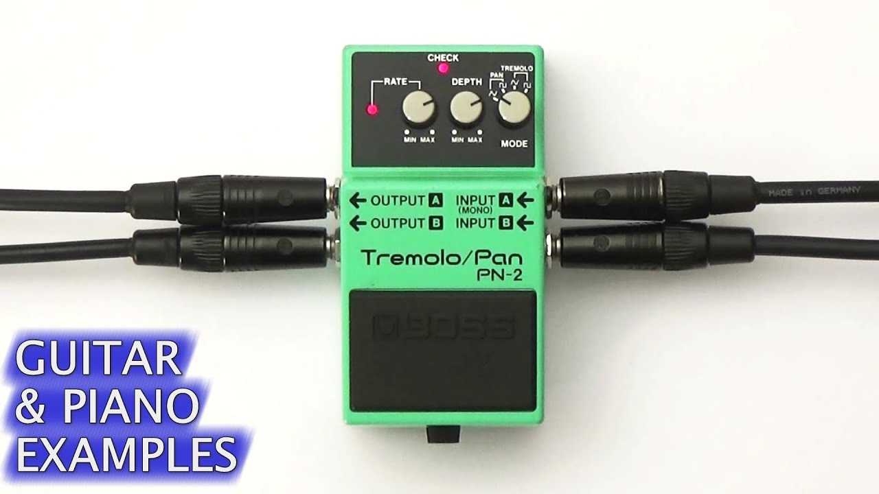 BOSS PN-2 Tremolo/Pan Demo - YouTube