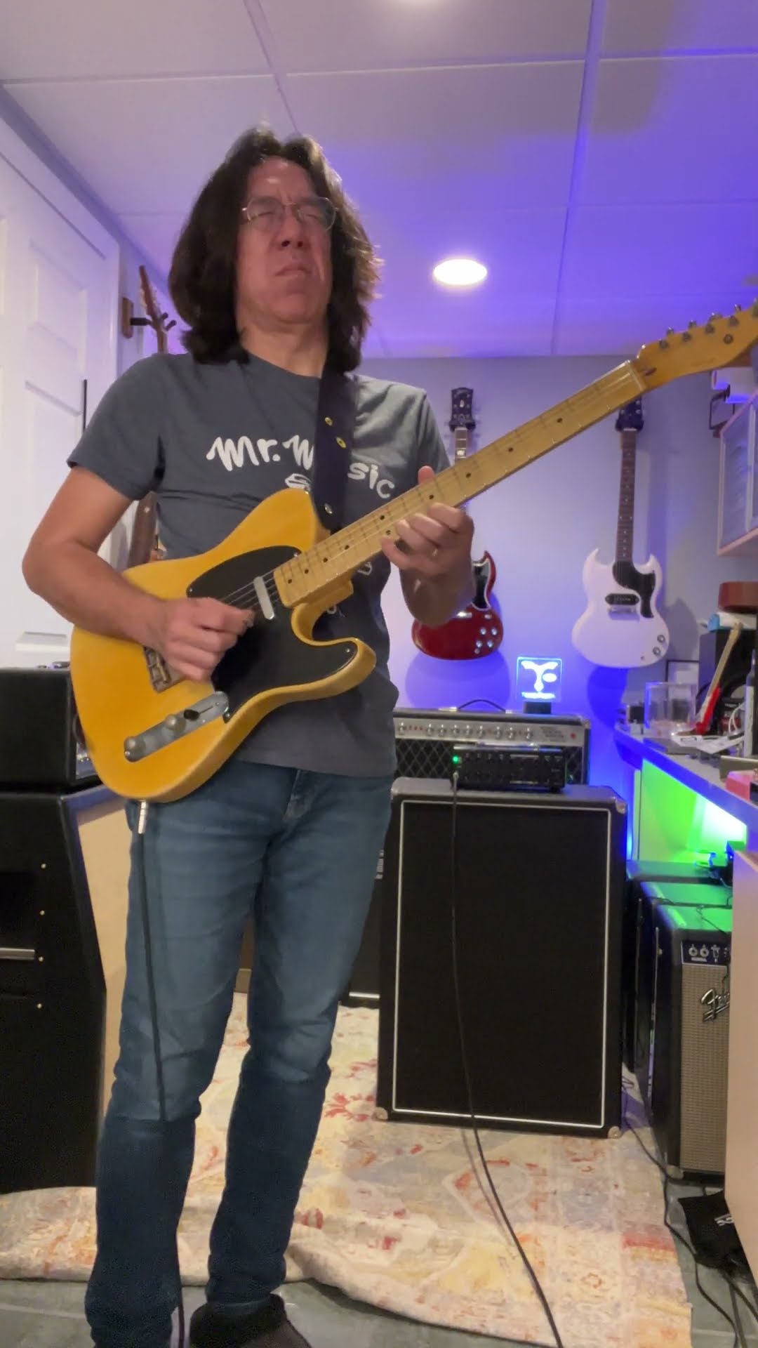 I love playing BB King Style slow blues #guitar #blues #guitarsolo