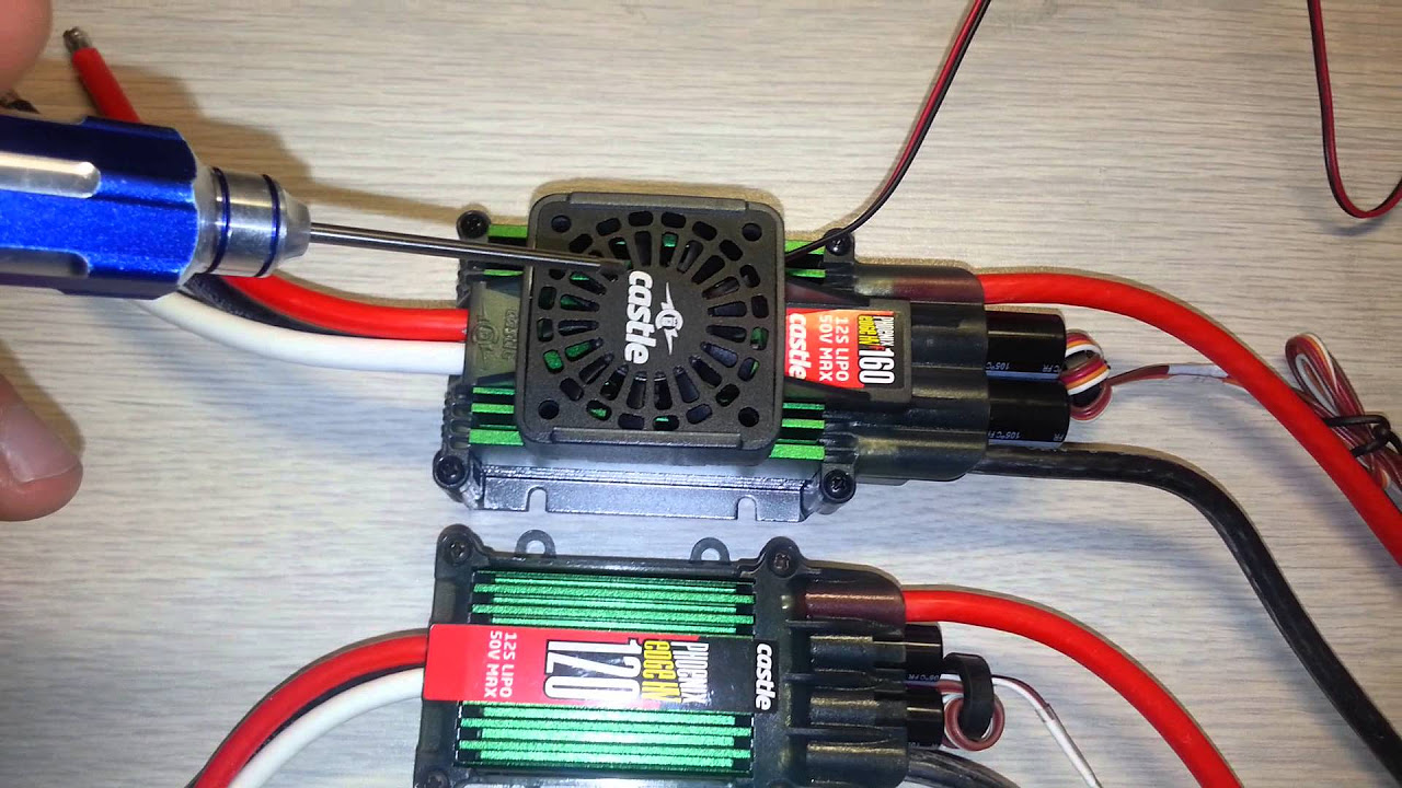 Castle Creations 160HVF VS Castle Creations 120HV - YouTube