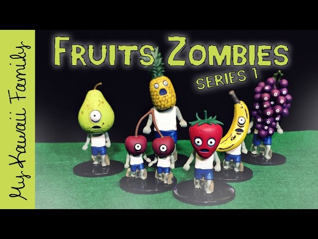 FRUITS ZOMBIES Series 1!! Japanese Gashapon Figures Panda No Ana
