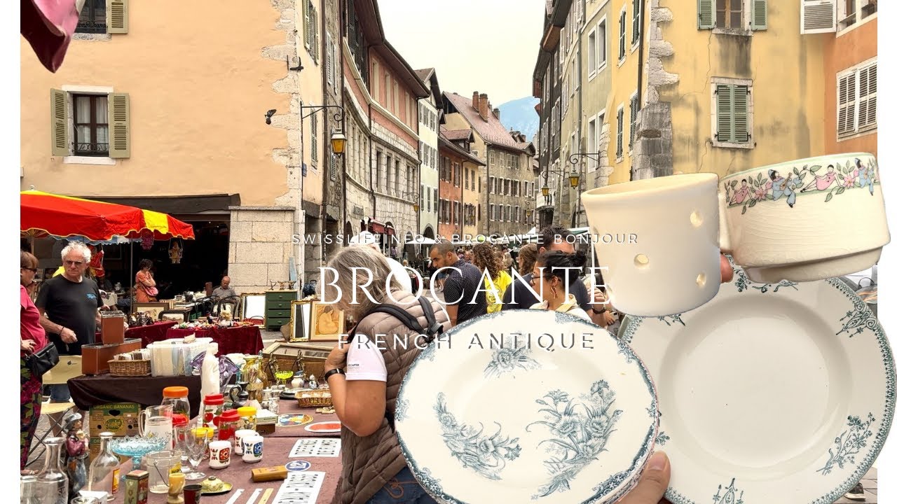 フランス・アヌシーでアンティーク蚤の市と購入品紹介 | ガレット