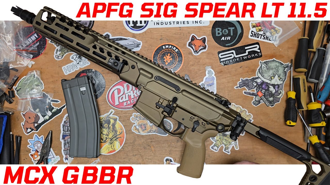 APFG / VFC Sig Spear LT 11.5 GBBR - YouTube