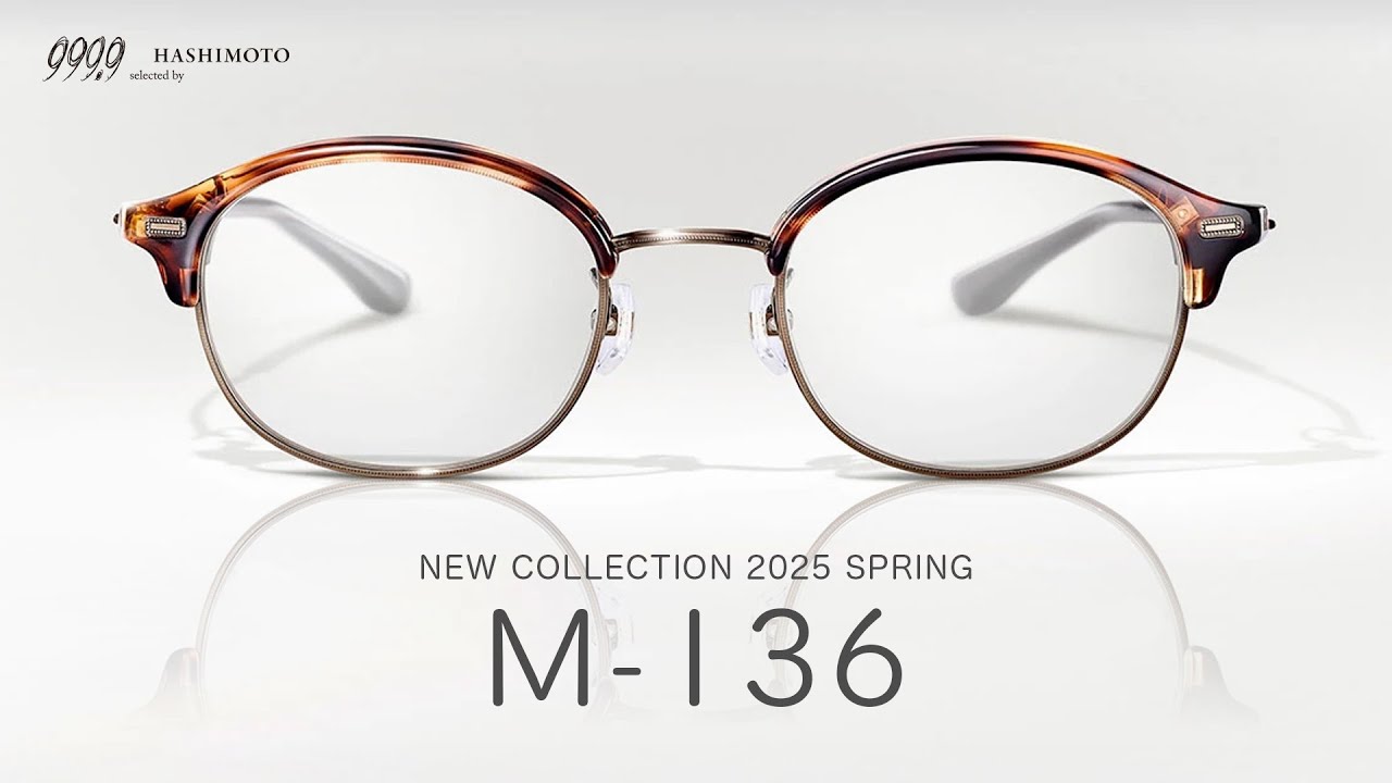 999.9] Four Nines 2025 SPRING New Eyeglass Frame M-136 [Ladies