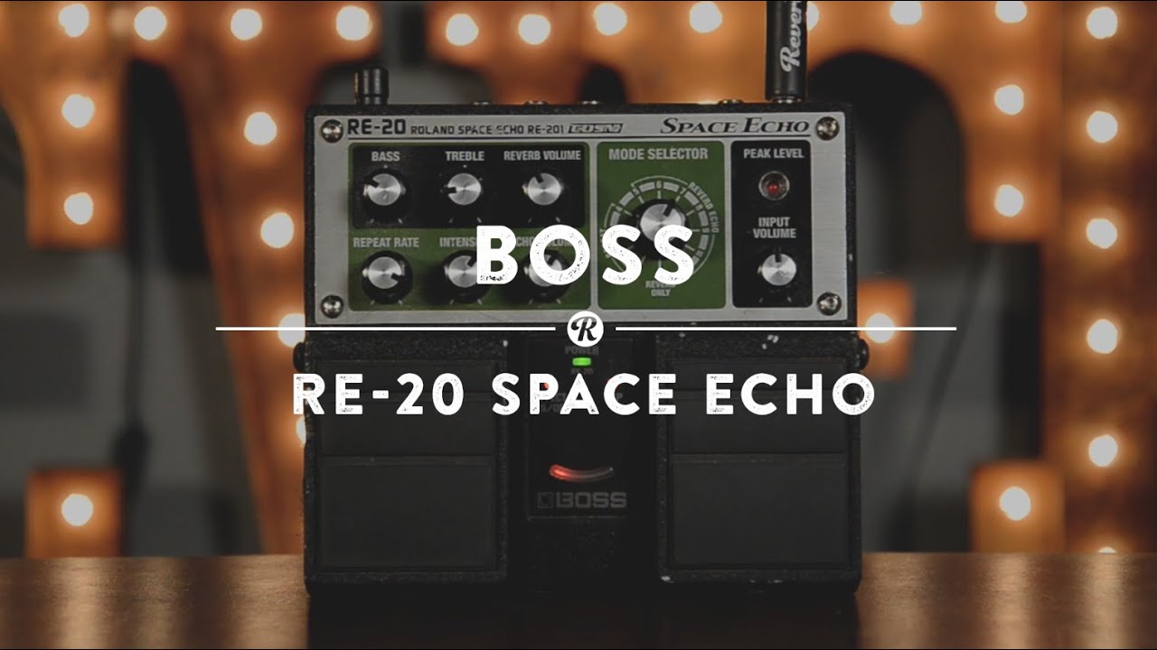 Boss RE 20 Space Echo | Reverb Demo Video - YouTube