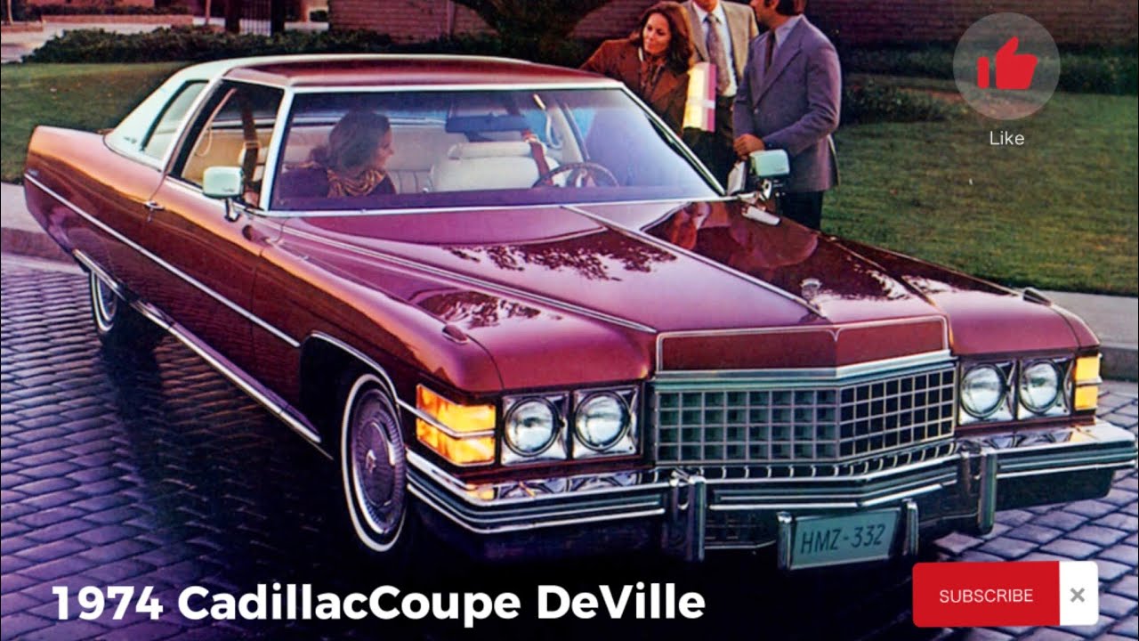 1974 Cadillac Coupe DeVille - Traditional American Luxury - YouTube
