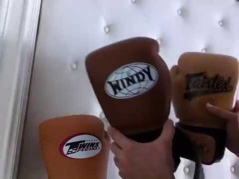 TWINS GLOVES VS FAIRTEX CLASSIC GLOVES VS WINDY GLOVES - YouTube