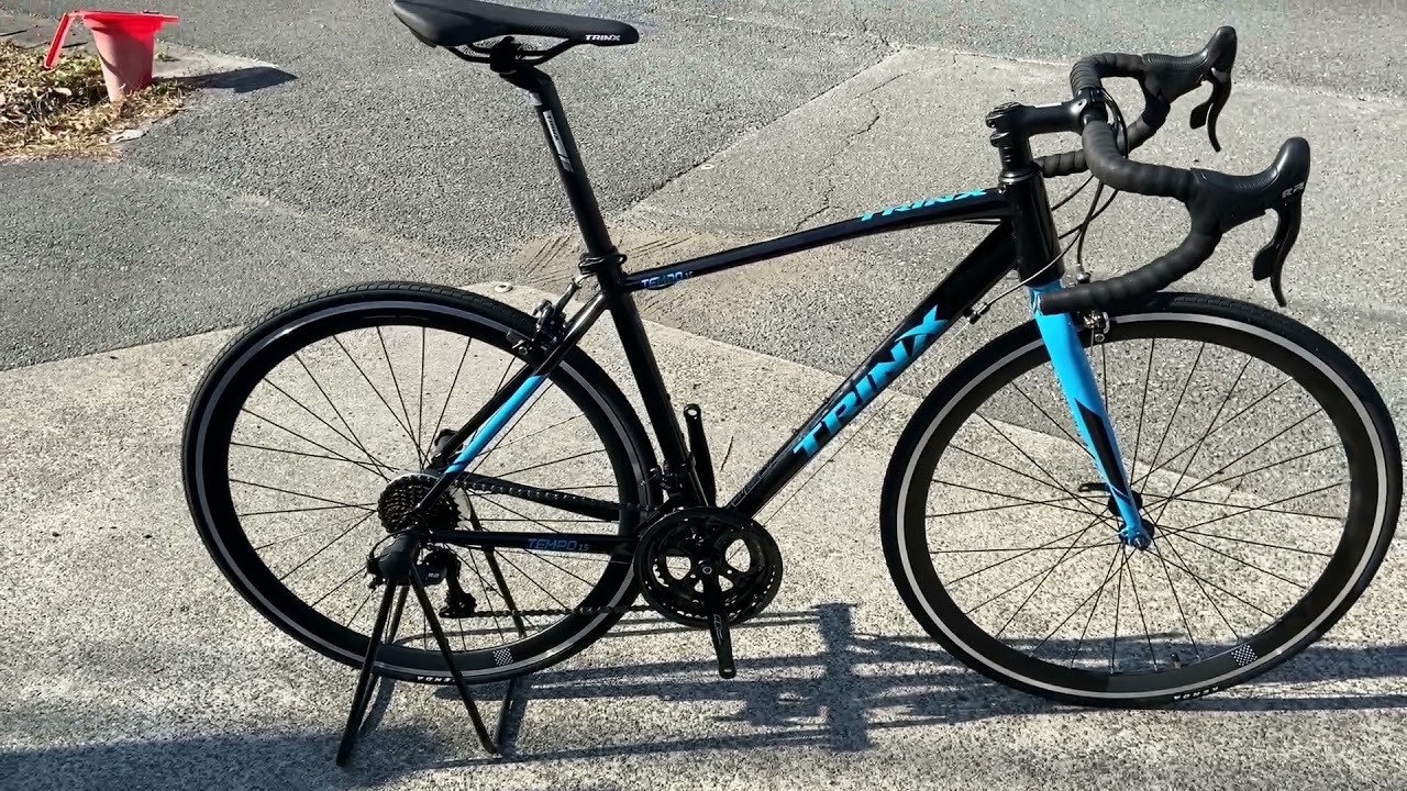 TRINX】 ロードバイク TEMPO1.5 デュアルコントロールレバー - YouTube