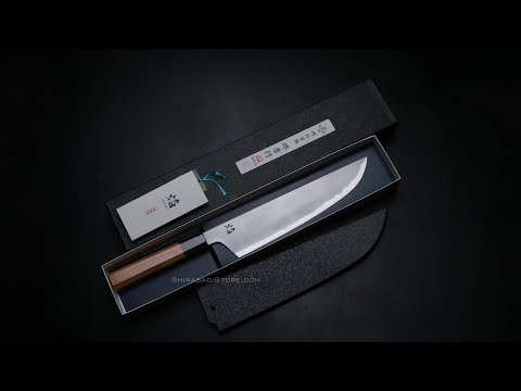 堺孝行 焔 孤月 和牛刀 包丁 青二鋼 240mm (02254) | Wa Gyuto Sakai