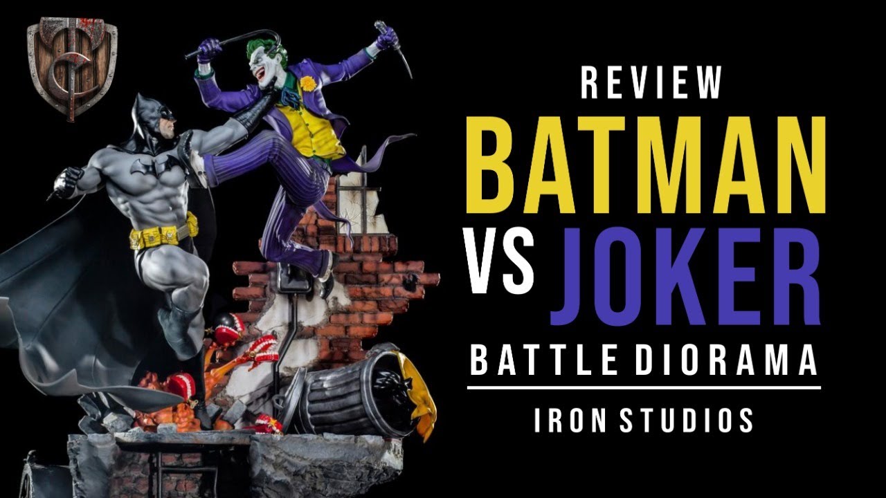Review Batman vs Joker - Iron Studios - Battle Diorama - YouTube