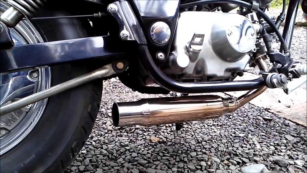 マグナ50 WirusWinシャープダウンマフラー - YouTube