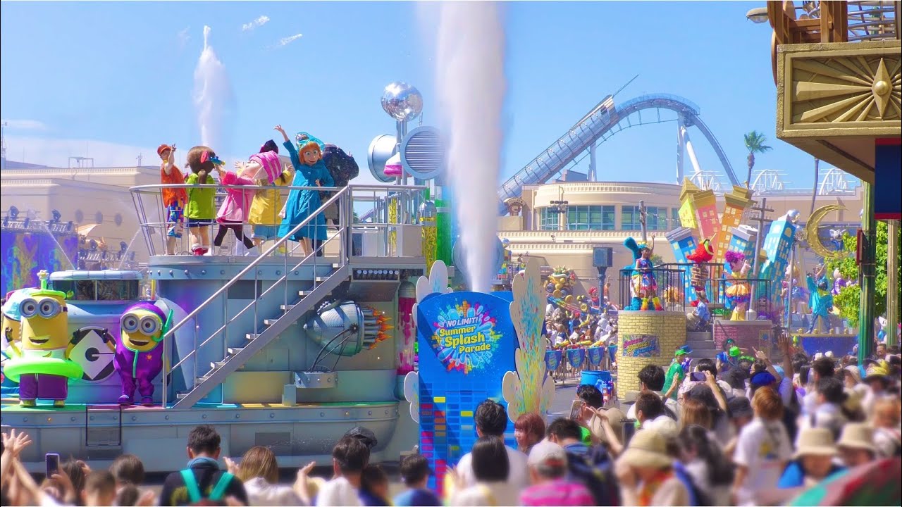 4K】USJ NO LIMIT! サマー・スプラッシュ・パレード2024.7.5-14:00