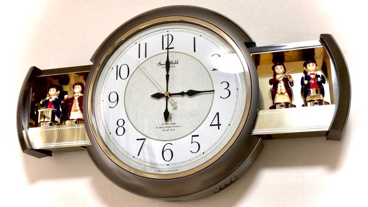 希少シチズン CITIZEN 置き時計 からくり スモールワールドコスモ