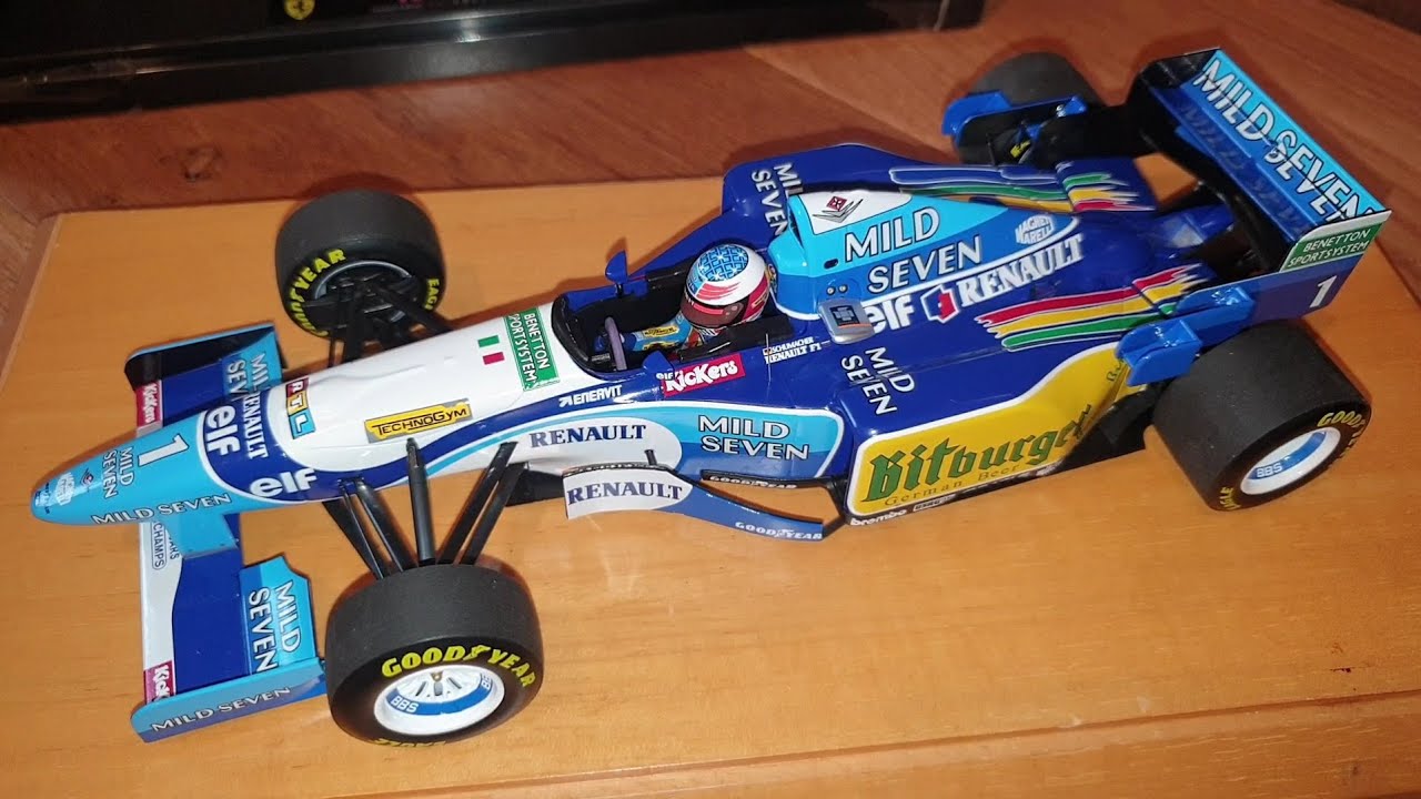 1/18 Michael Schumacher 1995 Pacific GP - Mild Seven Benetton B195