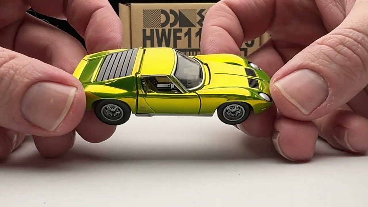 Hot Wheels RLC Lamborghini Miura P400 SV Unboxing & Review
