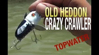 ヘドンルアー オールド クレイジークローラー|Heddon CRAZY CRAWLER