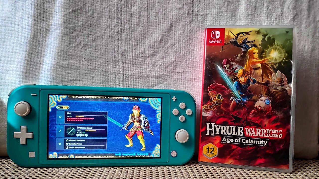 Hyrule Warriors Age Of Calamity Nintendo Switch Lite Gameplay
