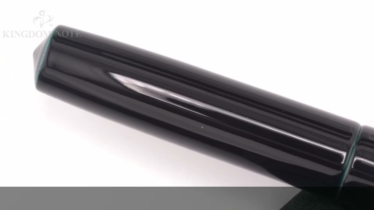 NAKAYA 中屋万年筆 万年筆 シガー ピッコロ 青溜 軟細字 - YouTube