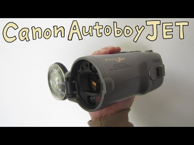 フィルムカメラ】Canon Autoboy JET 個性的なデザインのブリッジカメラ