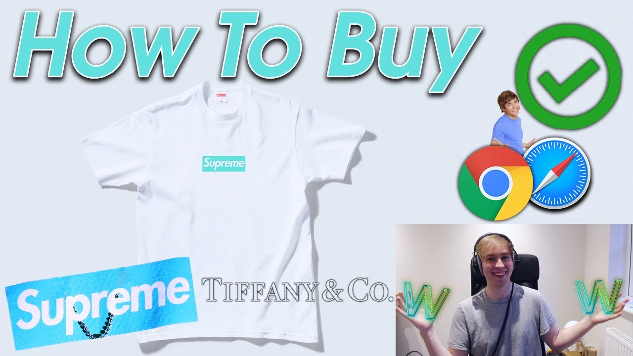 How To Buy The Supreme Tiffany & Co. Box Logo Tee FW21 | Supreme