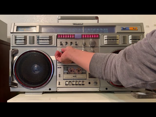 CONION C-100F BOOMBOX GHETTOBLASTER - YouTube