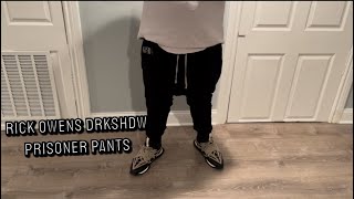 Rick Owens DRKSHDW Prisoner Drawstring Pants 'Black' ( I Bought