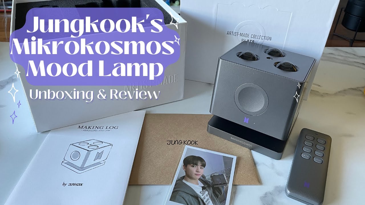 アイドル [JUNG KOOK] MIKROKOSMOS MOOD LAMP BTS JUNGKOOK