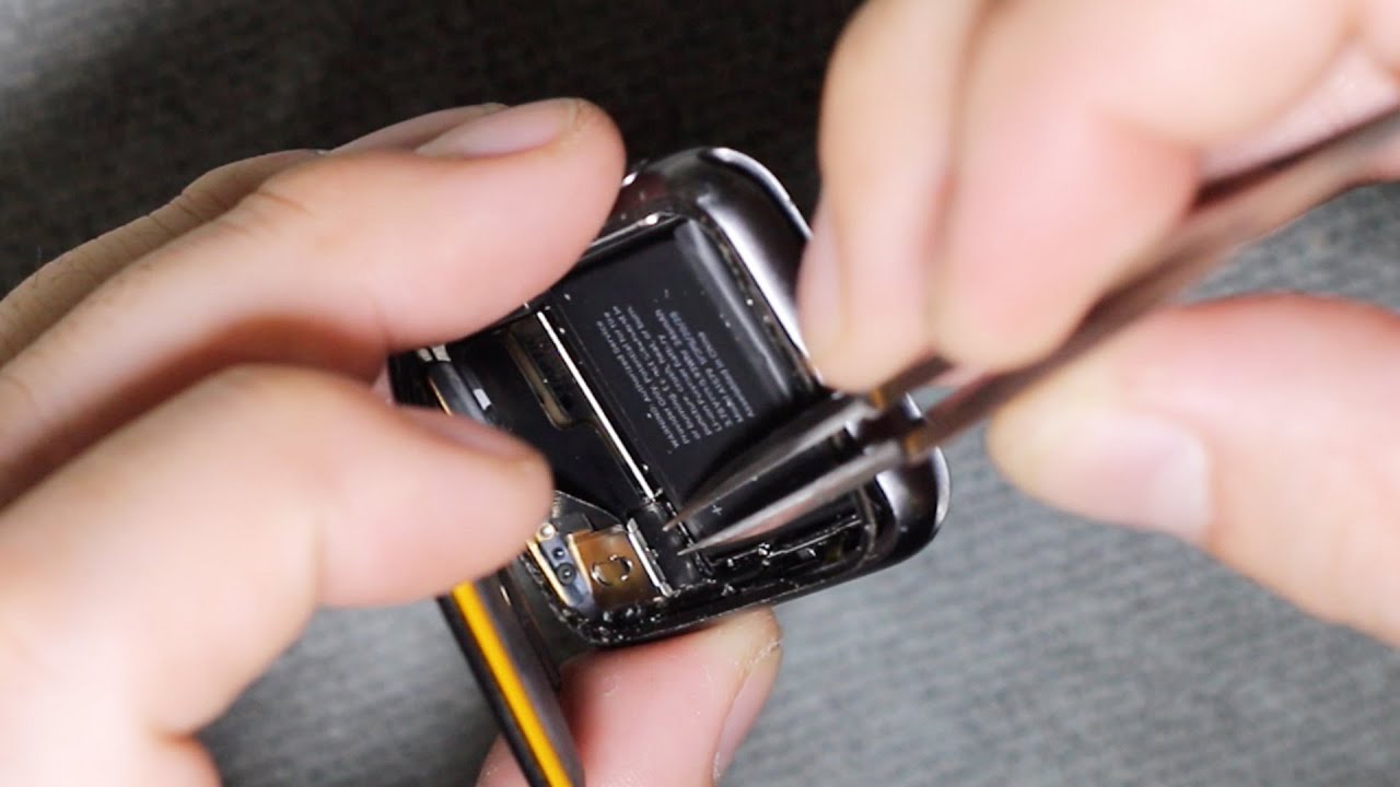 Apple Watch 1 42mm バッテリー電池交換修理やり方分解方法 - YouTube