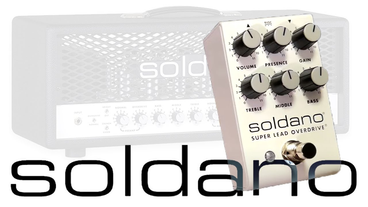 Soldano Super Lead Overdrive IN A PEDAL! - YouTube