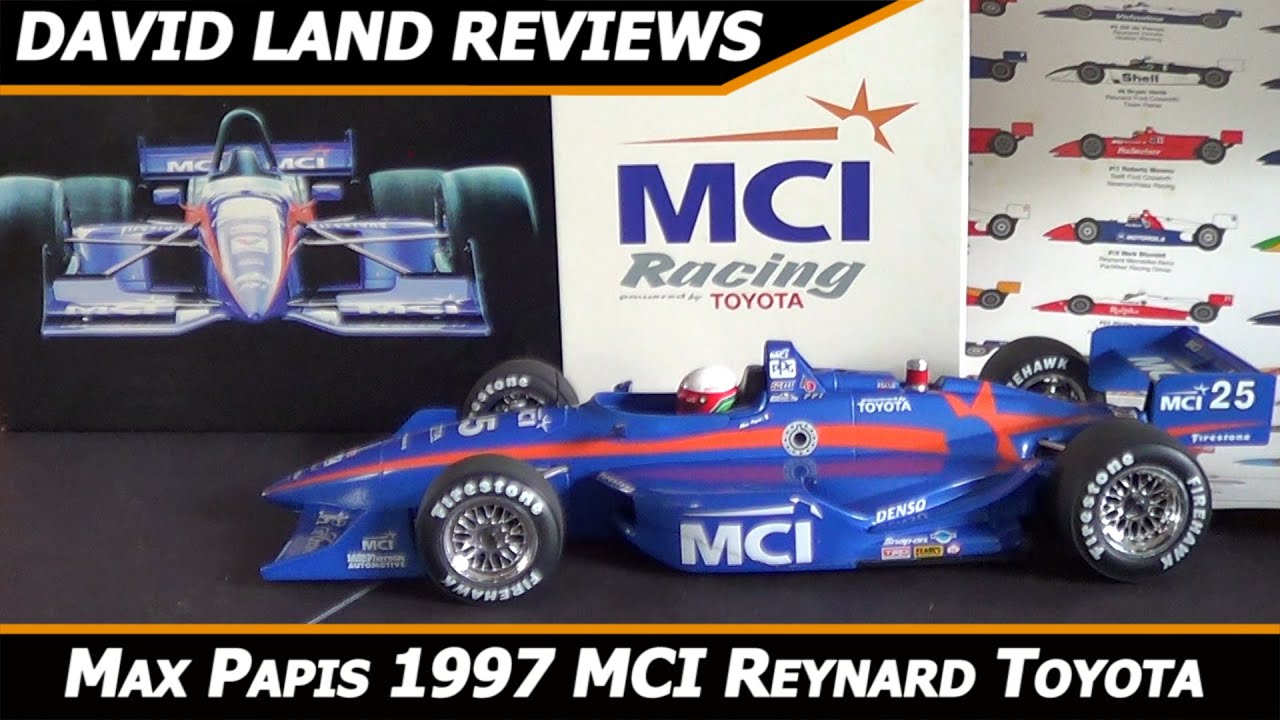 1997 Minichamps Max Papis MCI Reynard/Toyota 1/18 Scale HD Diecast