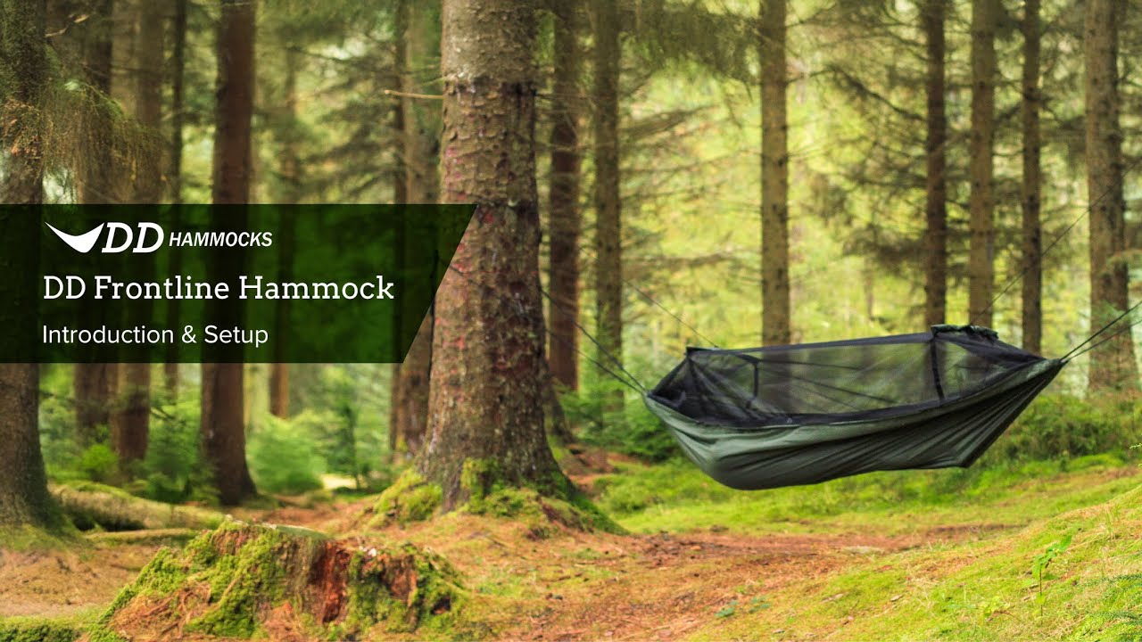 DD Frontline Hammock - built in mosquito net – DD Hammocks