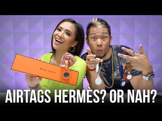 Unboxing Apple AirTag Hermès! What will she choose? - YouTube