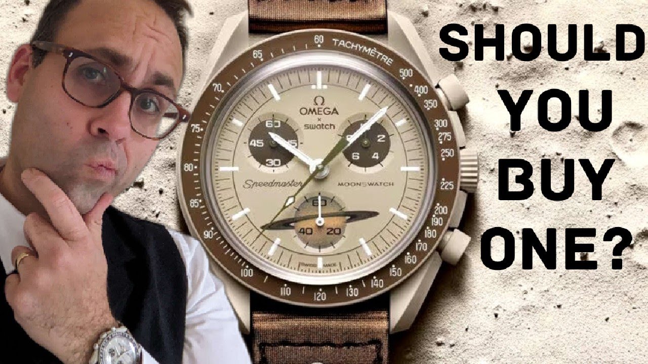 SWATCH X OMEGA Mission to Saturn MOONSWATCH review - YouTube