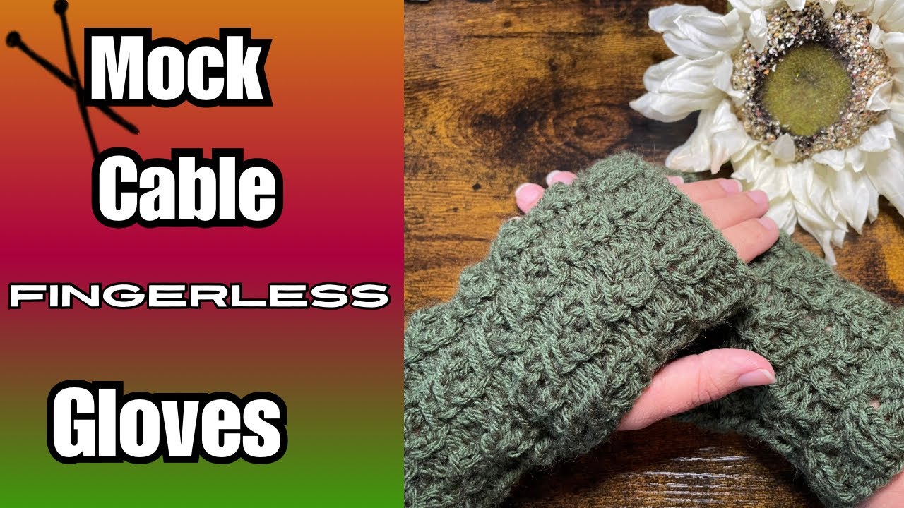 Spice Up your Fall wear with these cute Knitted Fingerless Gloves