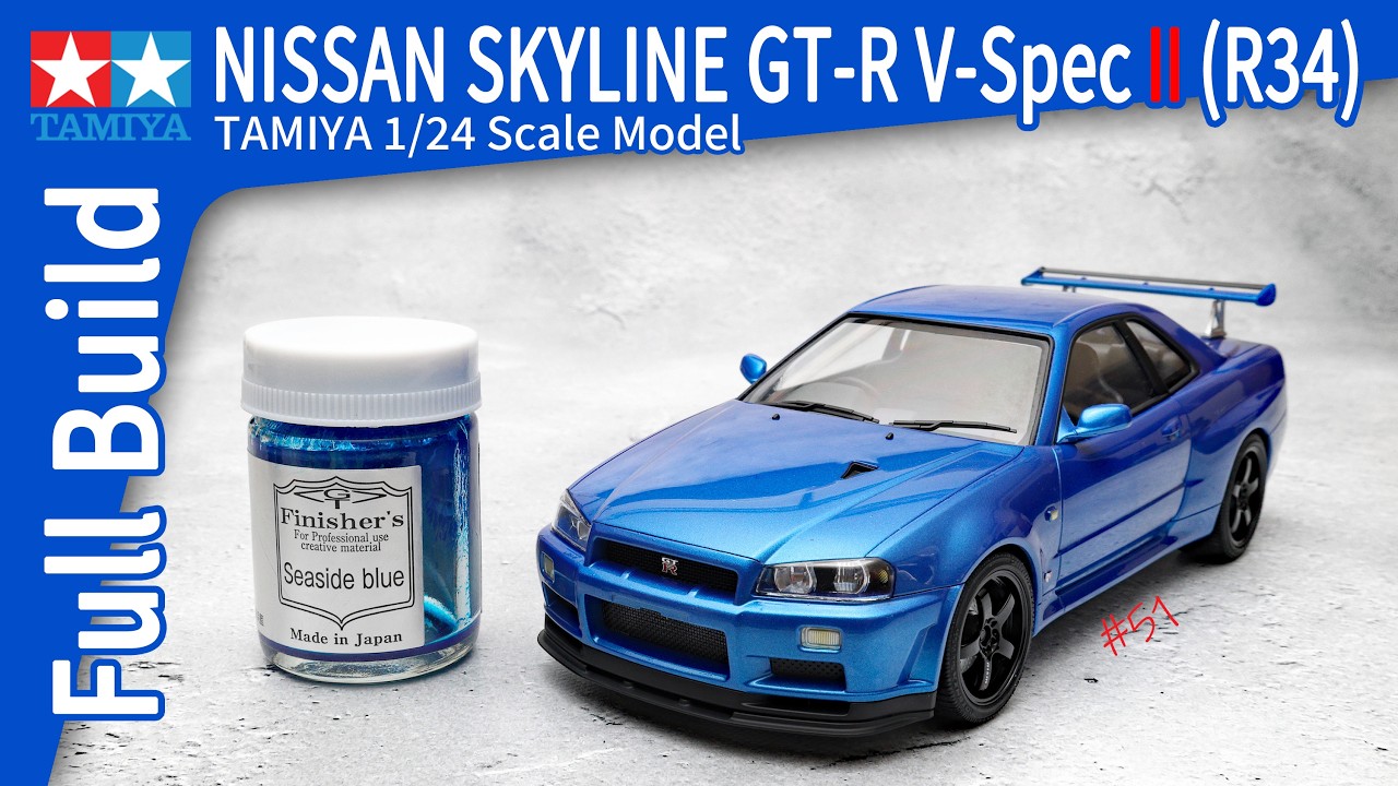 Car Model] Full Build TAMIYA NISSAN SKYLINE GT-R V-Spec II (R34