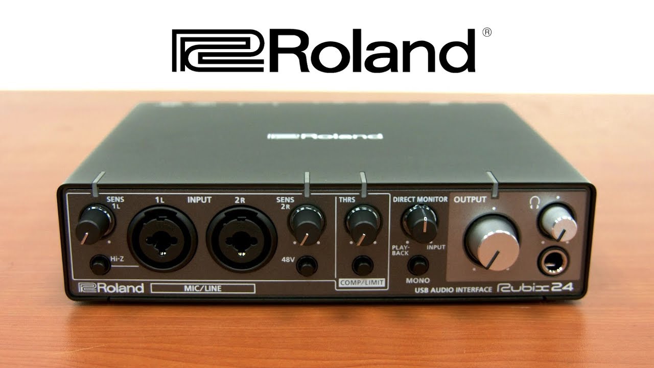 Roland Rubix24 USB Audio Interface | Gear4music - YouTube