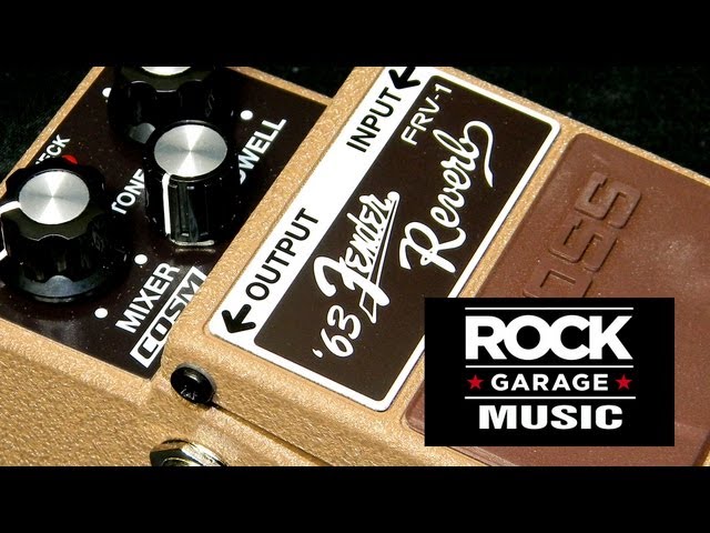 BOSS Fender FRV-1 '63 Reverb Pedal - YouTube
