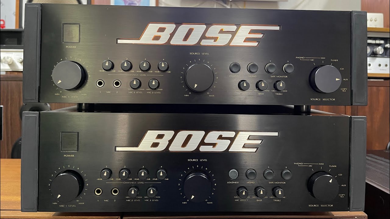 BOSE 4702−IIプイメイアンプ 音量調整機能付き BOSE 4702−II